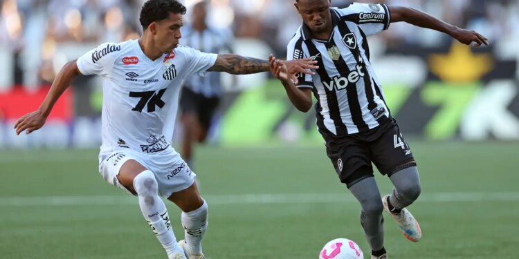 Botafogo saca pressão, mas Santos empata no Rio