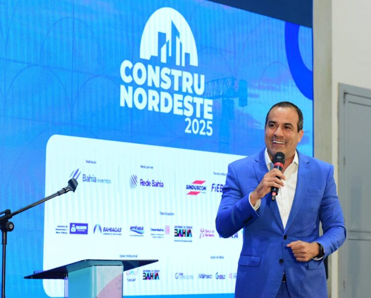 Na abertura da ConstruNordeste, Bruno Reis destaca papel da construção civil na geração de empregos em Salvador
