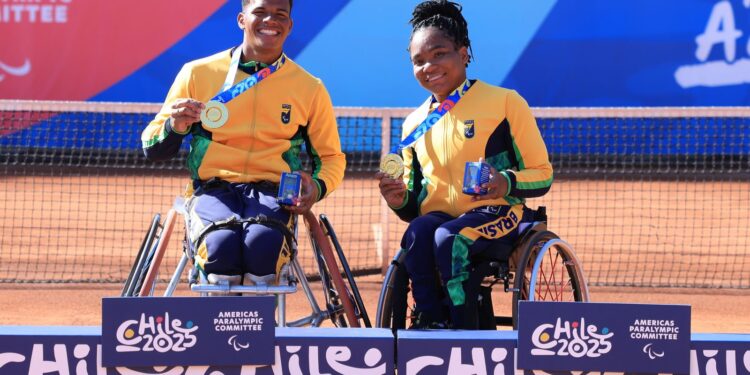 Brasil brilha no tênis em cadeira de rodas no Parapan de Jovens