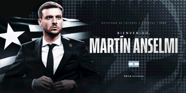 Botafogo apresenta Martín Anselmi como novo técnico