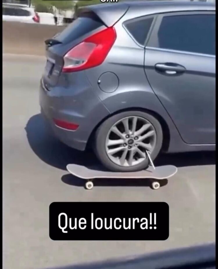 AGORA A NASA VEM: motorista inventa “gambiarra sobre rodas” e desfila pela Marginal Tietê em São Paulo