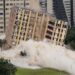 Hotel de luxo é implodido no centro de Brasília