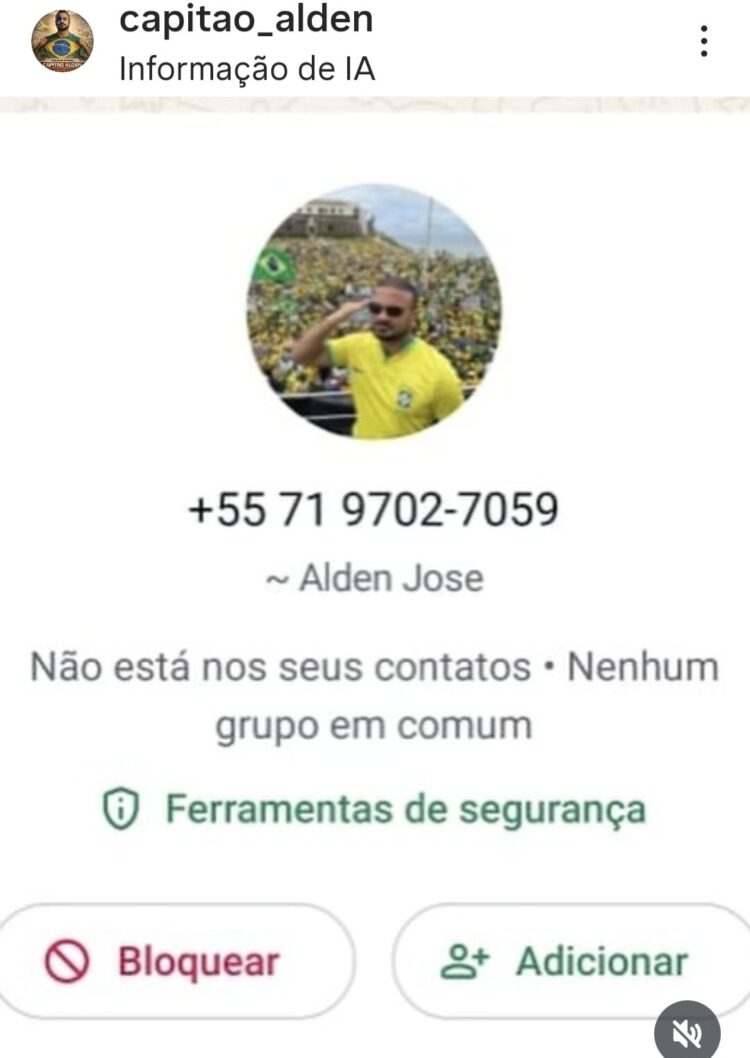 Alerta Urgente: Deputado Capitão Alden Denuncia Golpe de WhatsApp em Seu Nome,Criminosos Usam Imagem do Parlamentar para Pedir Dinheiro e Já Fizeram Vítimas Salvador, Bahia