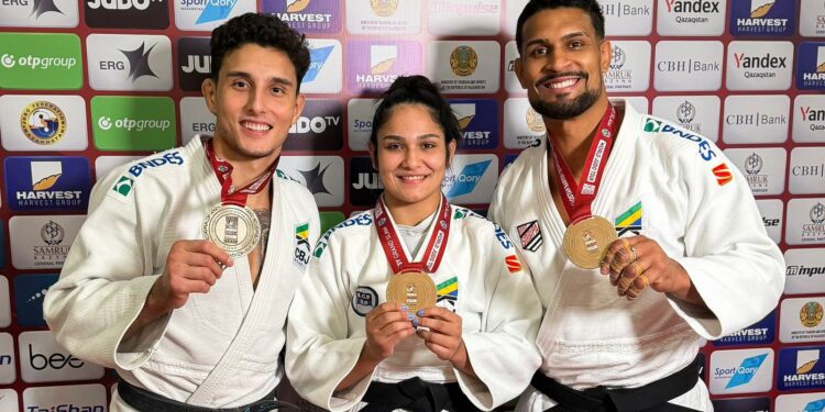 Brasil leva sete medalhas no Grand Slam de Astana, Cazaquistão.