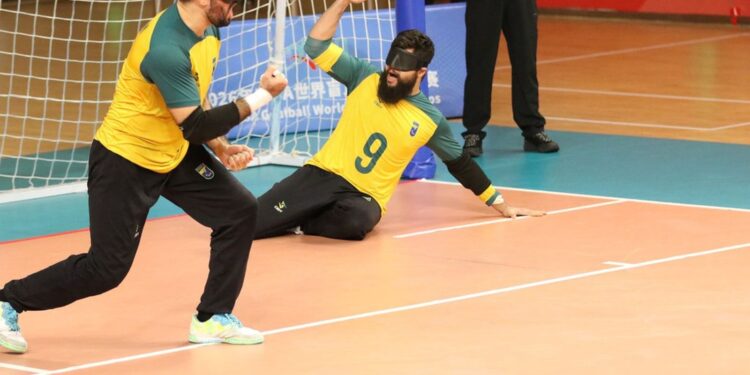 Brasil avança à semifinal masculina do Mundial de goalball.