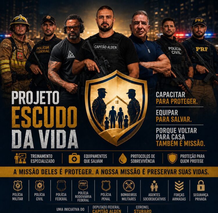 Projeto Escudo da Vida é lançado para fortalecer a preservação da vida dos profissionais de Segurança Pública