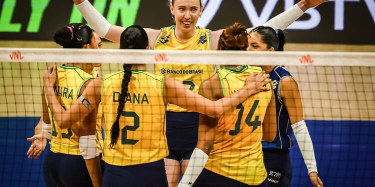 Brasil triunfa na estreia e reabre a noite na Liga das Nações.