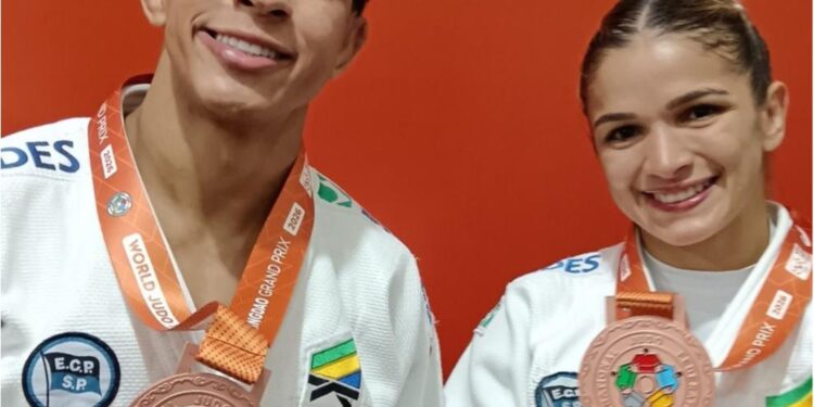 Brasil conquista dois bronzes no primeiro dia do Grand Prix de Judô na China.
