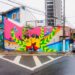 Mural em São Paulo homenageia o futebol feminino um ano antes da Copa no Brasil.