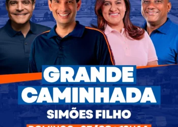 ACM Neto, Leo Prates e Del unem forças em caminhada em Simões Filho neste domingo