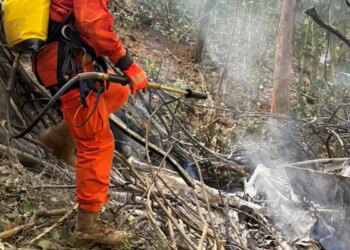 Queda de helicóptero matou três colombianas: avó, mãe e filha