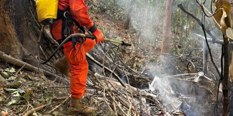 Queda de helicóptero matou três colombianas: avó, mãe e filha