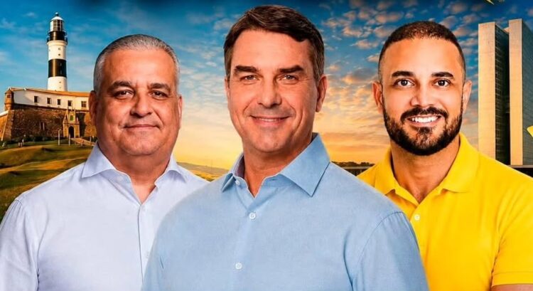 Flávio Bolsonaro reafirma apoio a reeleição de Capitão Alden