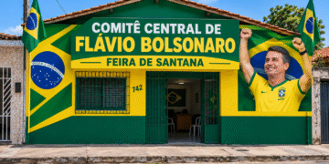 Zé Ronaldo inaugura comitê de Flávio Bolsonaro em Feira e amplia articulação política no interior da Bahia