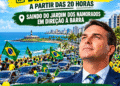 Disputa presidencial esquenta na Bahia, e militantes de Flávio Bolsonaro organizam carreata no dia 16 para convocar população ao ato do dia 17