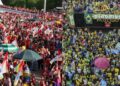 Atos por Lula e Flávio ficam a apenas 2 km de distância em Brasília